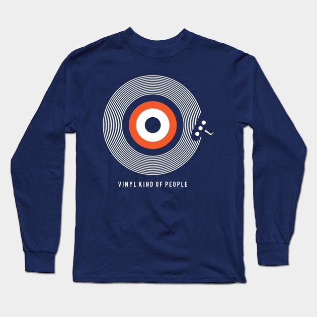 Vinyl Kind Of People Long Sleeve T-Shirt by modernistdesign